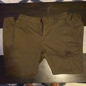 Brown Projek Raw Joggers